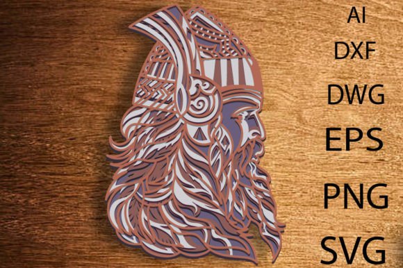 Download Viking Warrior Multilayer Svg/Viking - Multilayer Collection