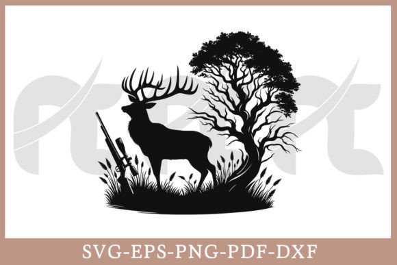 Download Deer Hunting SVG Vector Cut File - Premium Resources