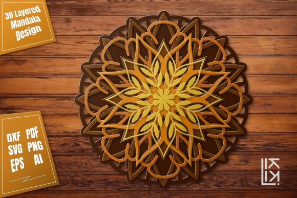 Download 3D Multilayer Mandala SVG Cut File Vol.7 - Multilayer Collection