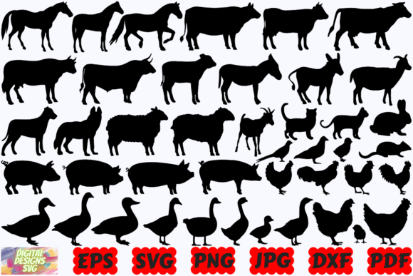 Download Farm Animals SVG | Animals SVG |Farm SVG - Farm animals svg Collection