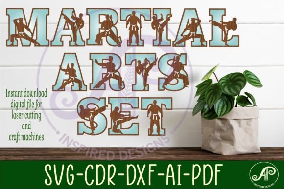 Download Male Martial Arts Theme Alphabet Setx52 - Alphabet Collection