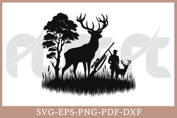 Download Deer Hunting SVG Vector Cut File - Premium Resources
