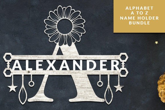 Download Alphabet a to Z Name Holder Bundle - Alphabet Collection
