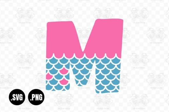 Download Mermaid Alphabet M, Mermaid Svg - Alphabet Collection