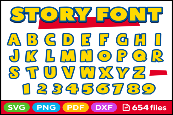 Download Story Alphabet Svg Png Pdf Dxf - Alphabet Collection