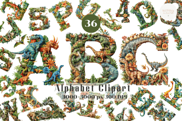 Download Dinosaur Alphabet - Alphabet Collection
