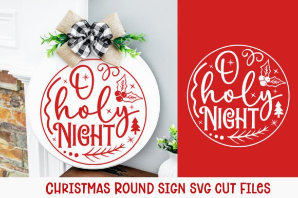 Download O Holy Night, Christmas Door Sign Svg - Door sign svg Collection
