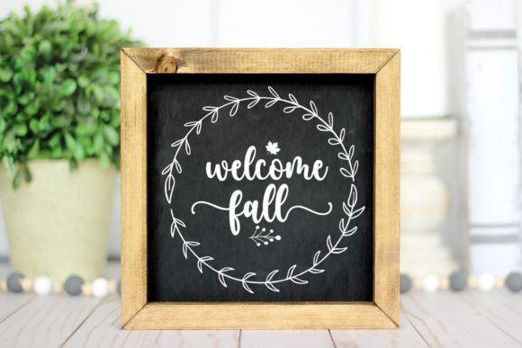 Download Welcome Fall SVG I Fall Door Sign SVG - Door sign svg Collection