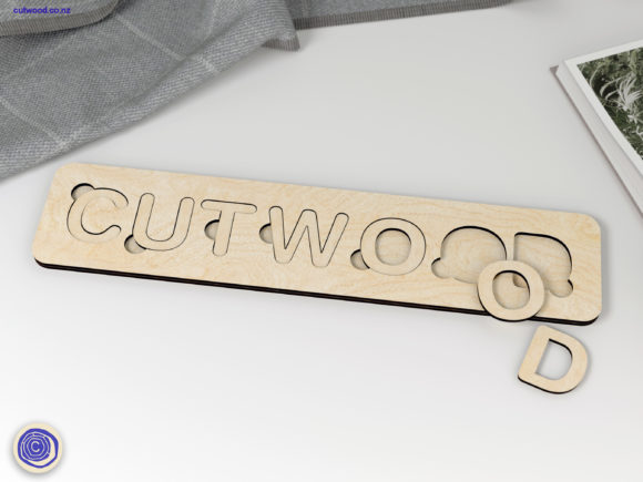 Download Alphabet Puzzle - Custom Name Laser File - Alphabet Collection