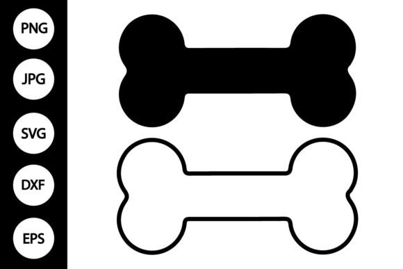 Download Dog Bone SVG, Outline Dog Bone SVG - Bone Collection