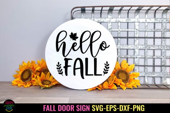 Download Hello Fall SVG I Fall Door Sign SVG - Door sign svg Collection