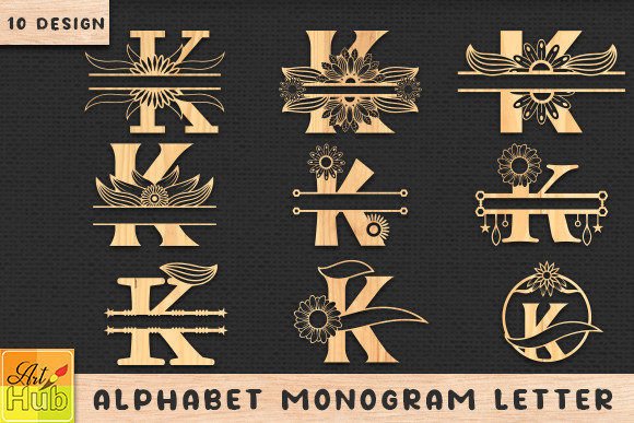Download K Letter Alphabet Monogram Paper Cut - Alphabet Collection