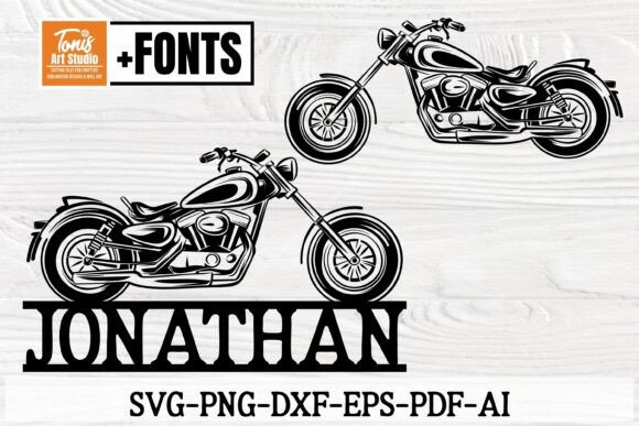 Download Motorcycle Name Sign SVG, Custom Biker - Motorcycle name sign Collection