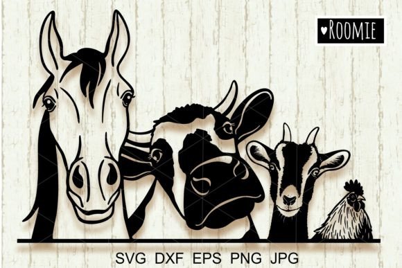 Download Farm Animals Svg for Cricut, Cow Horse - Farm animals svg Collection