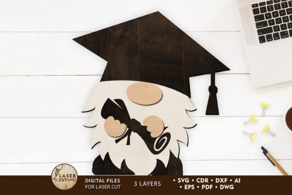 Download Gnome Multilayer Decor Laser Cut File - Multilayer Collection