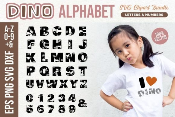 Download Dino Alphabet, Alphabet Animals Clipart - Alphabet Collection
