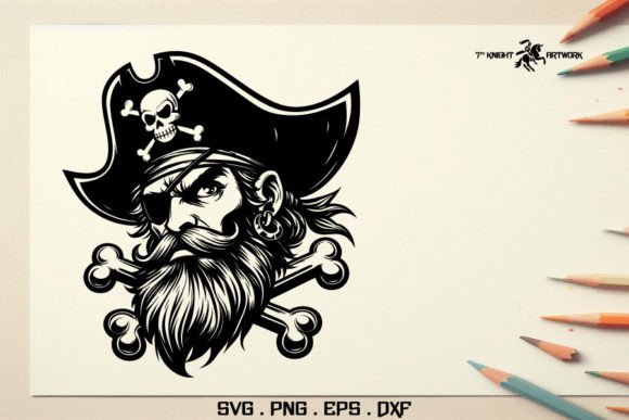 Download Pirate Head with "x" Bone Svg - Bone Collection