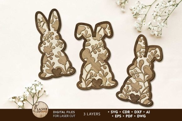 Download Easter Bunny Set, Multilayer Decor - Multilayer Collection